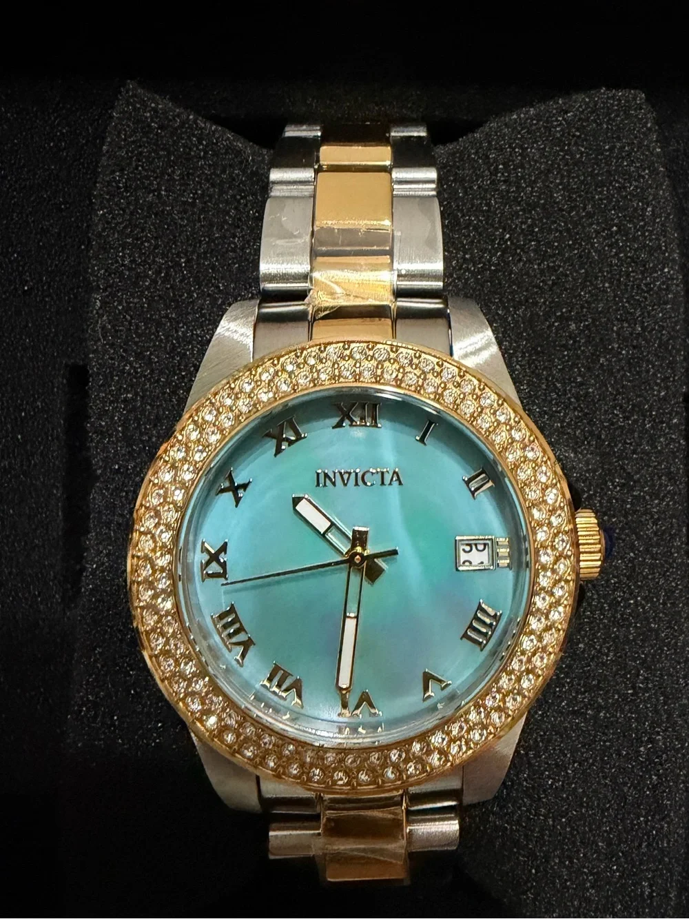 Invicta Angel Two-Tone and Mother of Pearl Dial